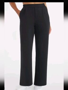 Avia Black Pullover Elastic Waistband Wide Leg Trousers Pants Lightweight XXL 20